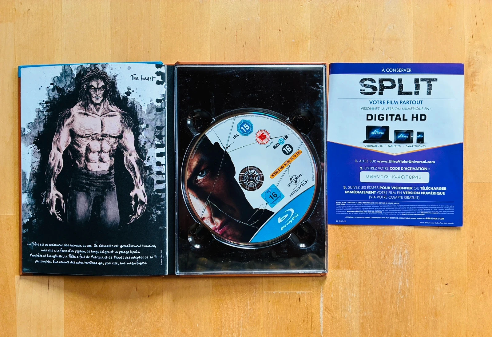 Coffret Blu-ray Split de M. Night. Shyamalan edição colecionador. – photo 5